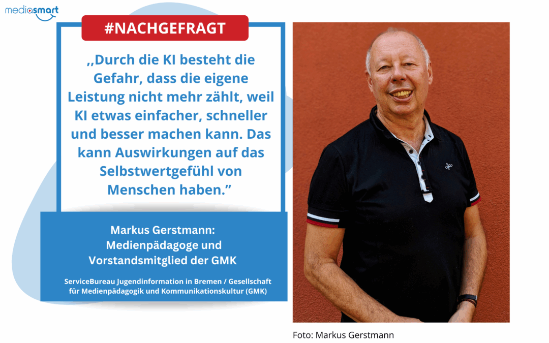 #Nachgefragt – Markus Gerstmann über KI im Alltag von Jugendlichen